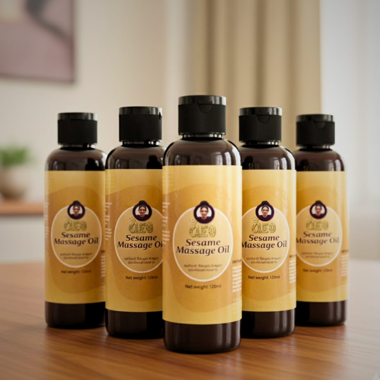 Sesame Massage Oil (100% Natural)