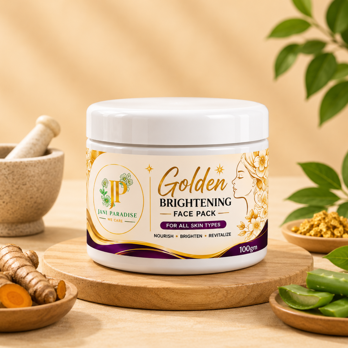 Golden Face Pack – 100g