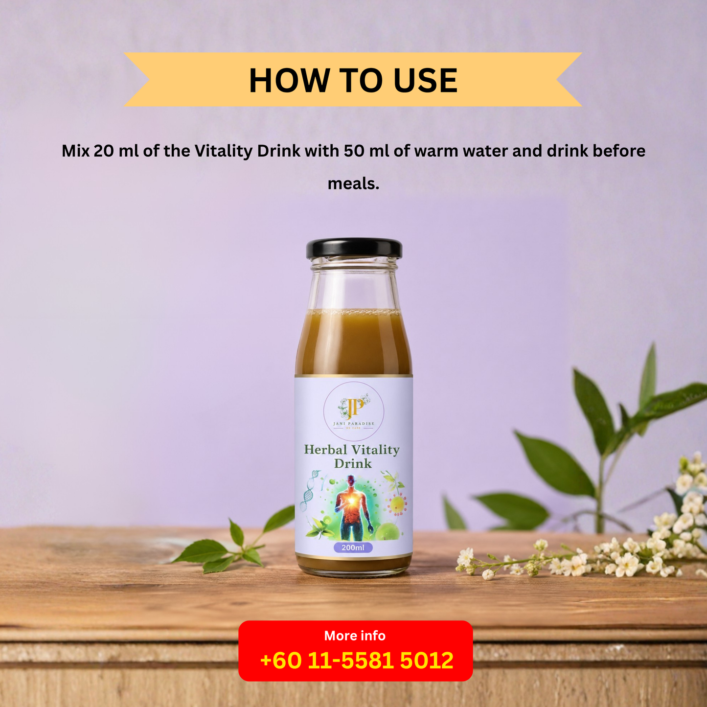 Herbal Vitality Drink – 200ml