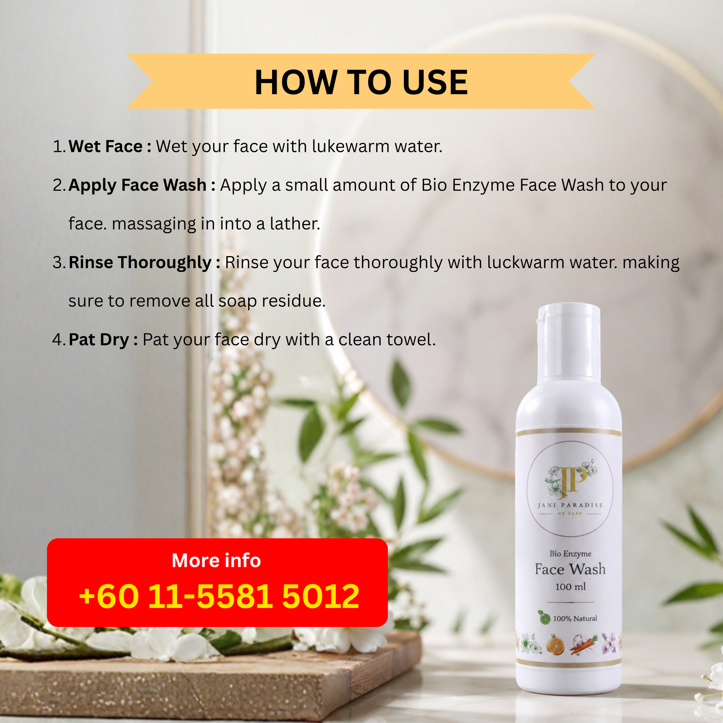 Bio Enzyme - Face Wash - 100 ml