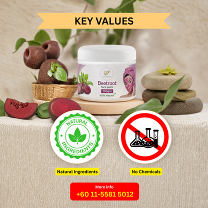 Beetroot face pack - 100gm
